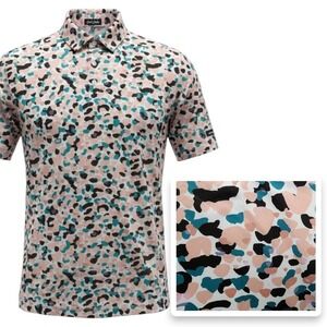 Bad Birdie Golf Polo Shirt Men 2XL Slim Fit Chip-Fil-A Print Performance Stretch